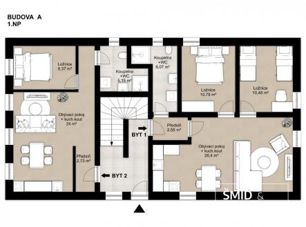 Půdorys - RD Varnsdorf 1NP v2.jpg | Prodej - komerční objekt, jiný, 390 m²