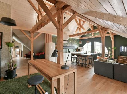 obývák + kk (7).jpeg | Prodej bytu, 3+kk, 145 m²