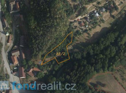 Prodej - pozemek, les, 1 861 m²