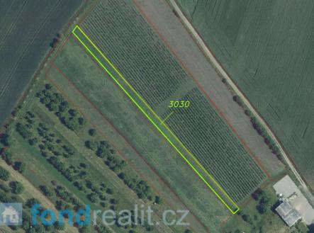 . | Prodej - pozemek, zemědělská půda, 1 382 m²
