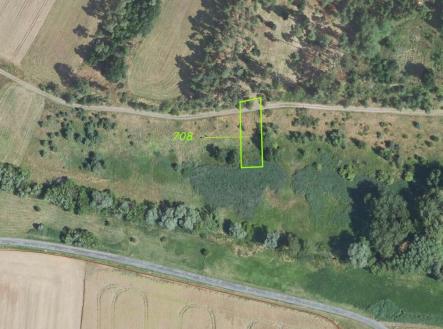 Prodej - pozemek, zemědělská půda, 640 m²