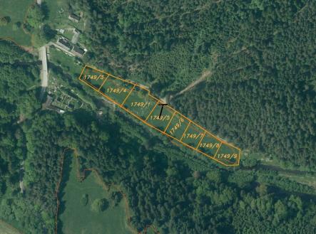Prodej - pozemek, zemědělská půda, 843 m²