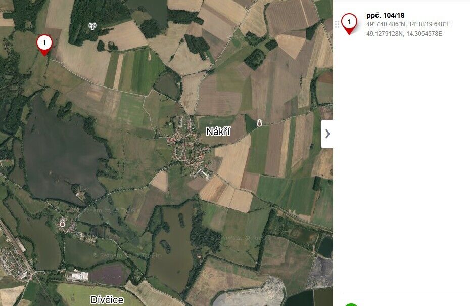 Prodej zemědělského pozemku Dívčice