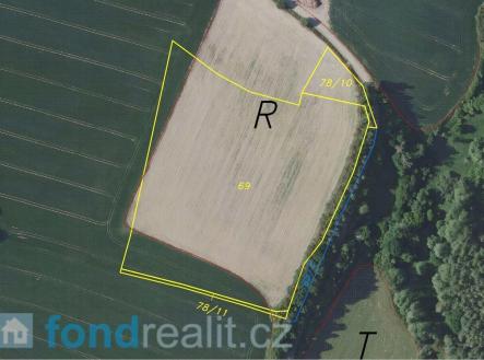 Prodej - pozemek, zemědělská půda, 51 077 m²