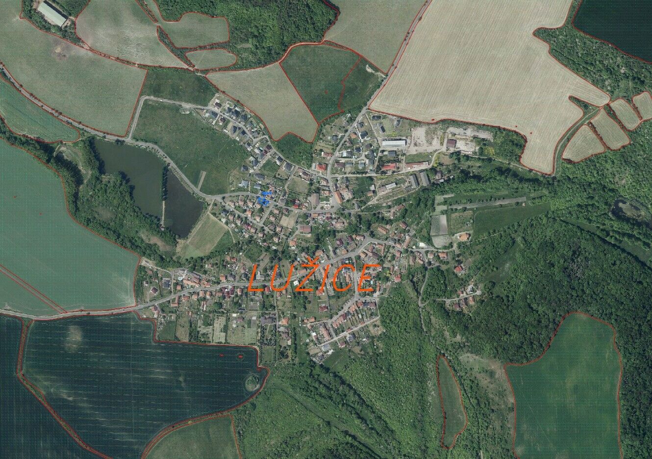 Prodej pozemku Lužice u Mostu