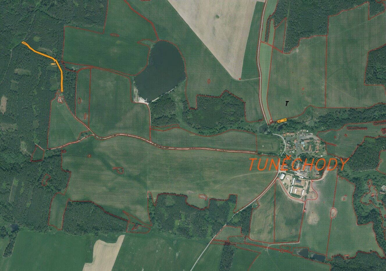 prodej pozemků Tuněchody u Stříbra