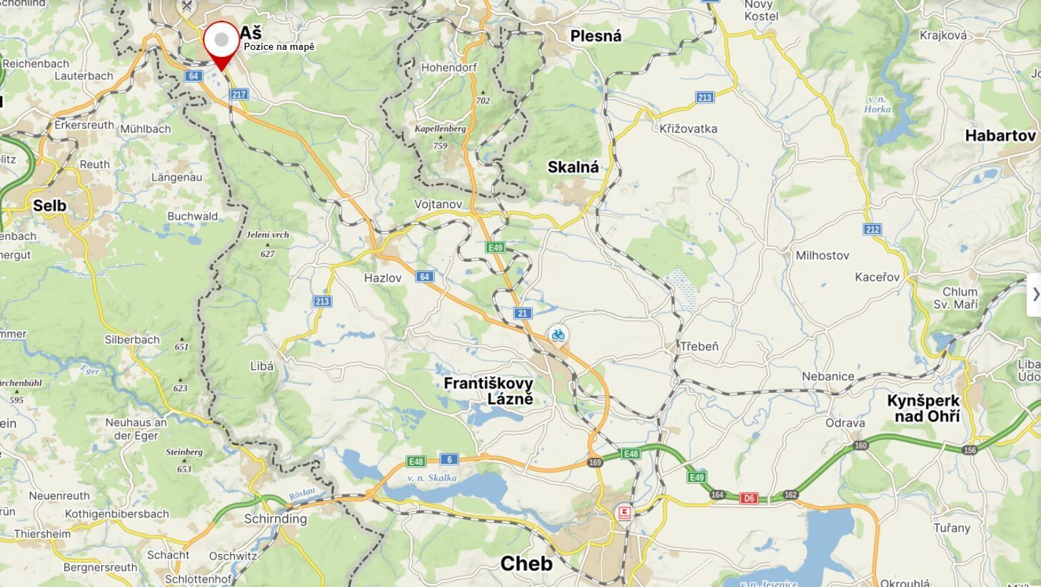 prodej pozemku k.ú. Aš