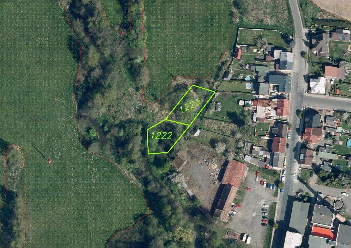 dražba pozemků Mimoň