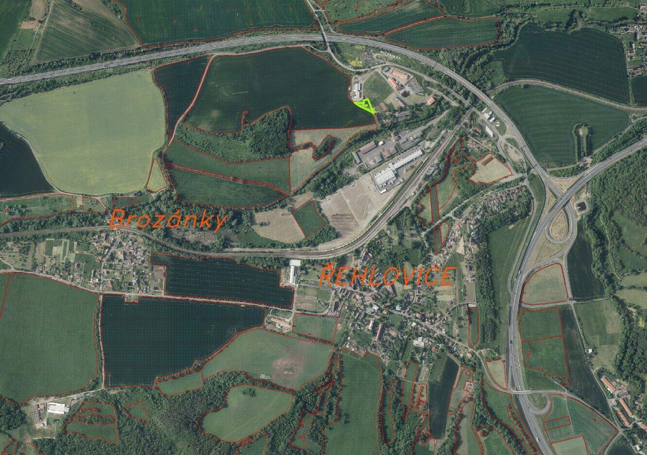 dražba pozemku Řehlovice