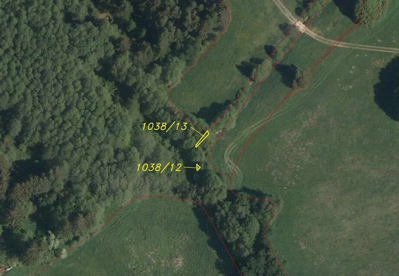 Dražba pozemků Mrákotín u Telče