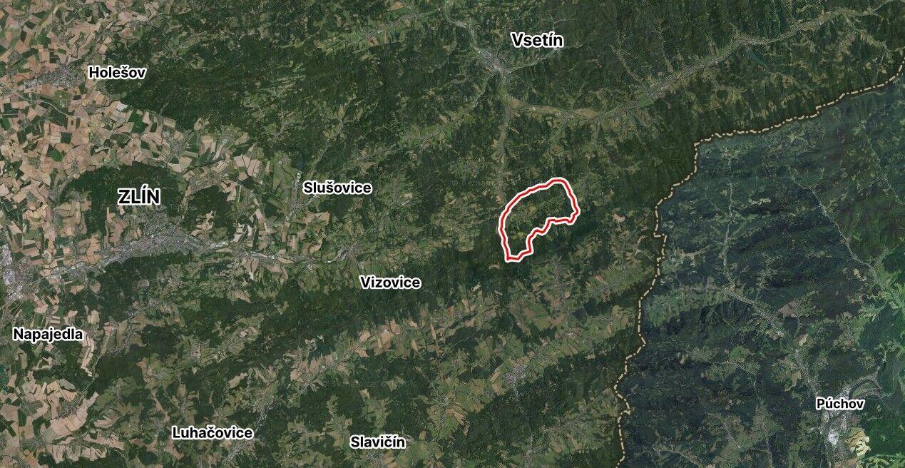 Prodej pozemky Lužná u Vsetína