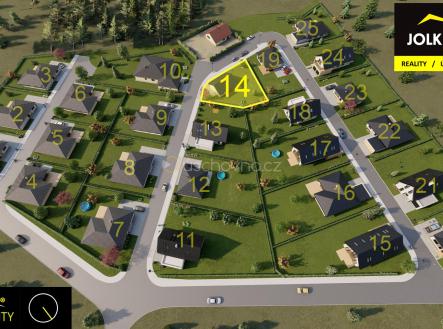JOLK Reality,Pozemek č. 14 Uhlířov | Prodej - pozemek pro bydlení, 577 m²