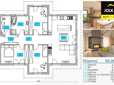 Novostavba rodinný dům 4kk; www.radek-svoboda.cz; realizace výstavby rodinných domů na klíč (2) | Prodej - dům/vila, 99 m²