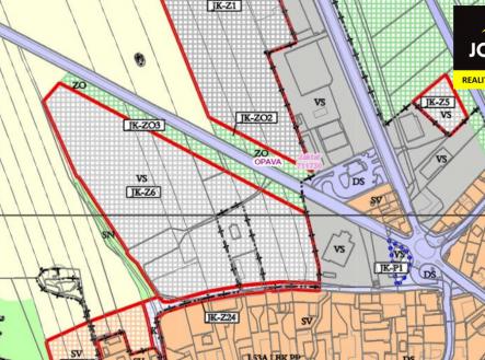 zemní plán - mapa | Prodej - pozemek pro komerční výstavbu, 6 134 m²