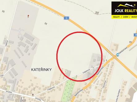 Vyznačení lokality - detailní | Prodej - pozemek pro komerční výstavbu, 11 299 m²