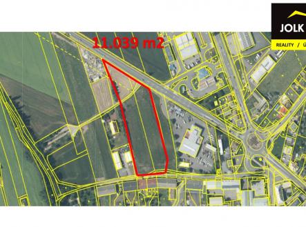 Vyznačení všech pozemků | Prodej - pozemek pro komerční výstavbu, 11 039 m²