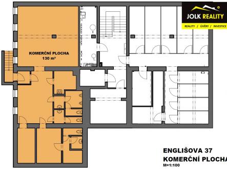 komerce-englišova-05-2024 | Prodej - obchodní prostor, 130 m²