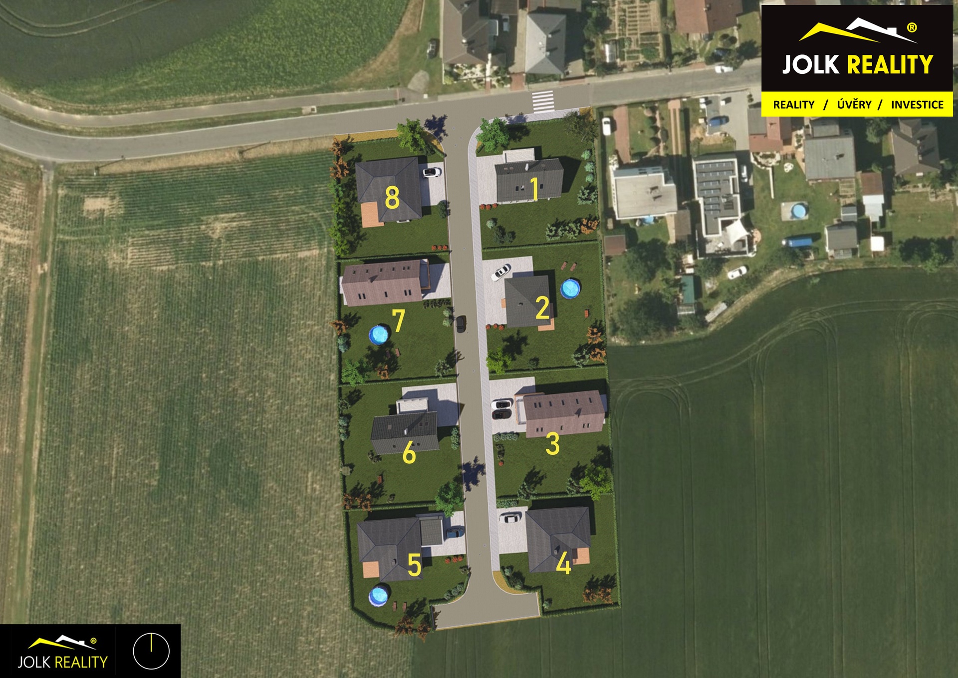 Prodej pozemků VRBKA Věra Verbíková JOLK Reality