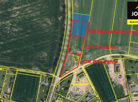 Zákres pozemku | Prodej - pozemek pro bydlení, 1 044 m²