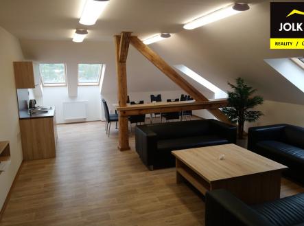 Byty-pro-Seniory-Budišov---společenská-místnost | Pronájem bytu, 1+kk, 43 m²