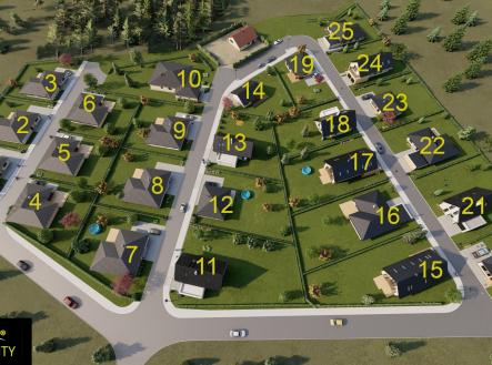 JOLK Reality, prodej pozemků s výstavbou domů Uhlířov, Věra Verbíková | Prodej - pozemek pro bydlení, 577 m²