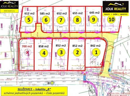 NIKOLA SUKENIKOVA JOLK REALITY PRODEJ POZEMKU OPAVA SLUŽOVICE | Prodej - pozemek pro bydlení, 852 m²