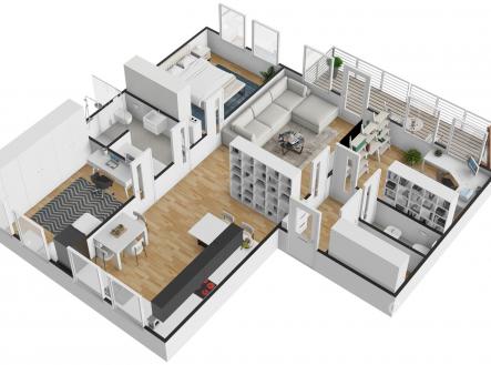 . | Prodej bytu, 4+kk, 127 m²