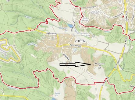 Mapa | Pronájem - chata/rekreační objekt, 16 m²