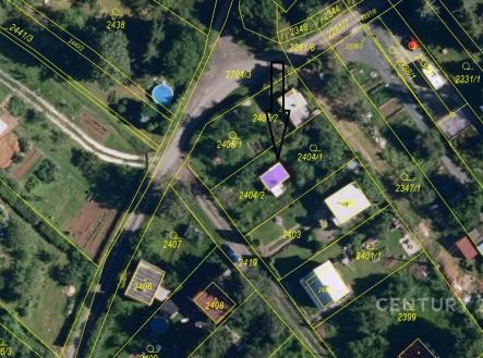 Katastrální mapa | Pronájem - chata/rekreační objekt, 16 m²