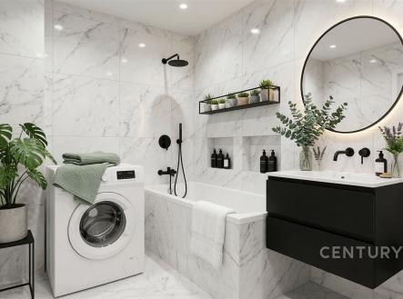 Vizualizace koupelny | Prodej - dům/vila, 150 m²