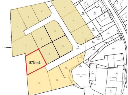 Prodej - pozemek pro bydlení, 871 m²