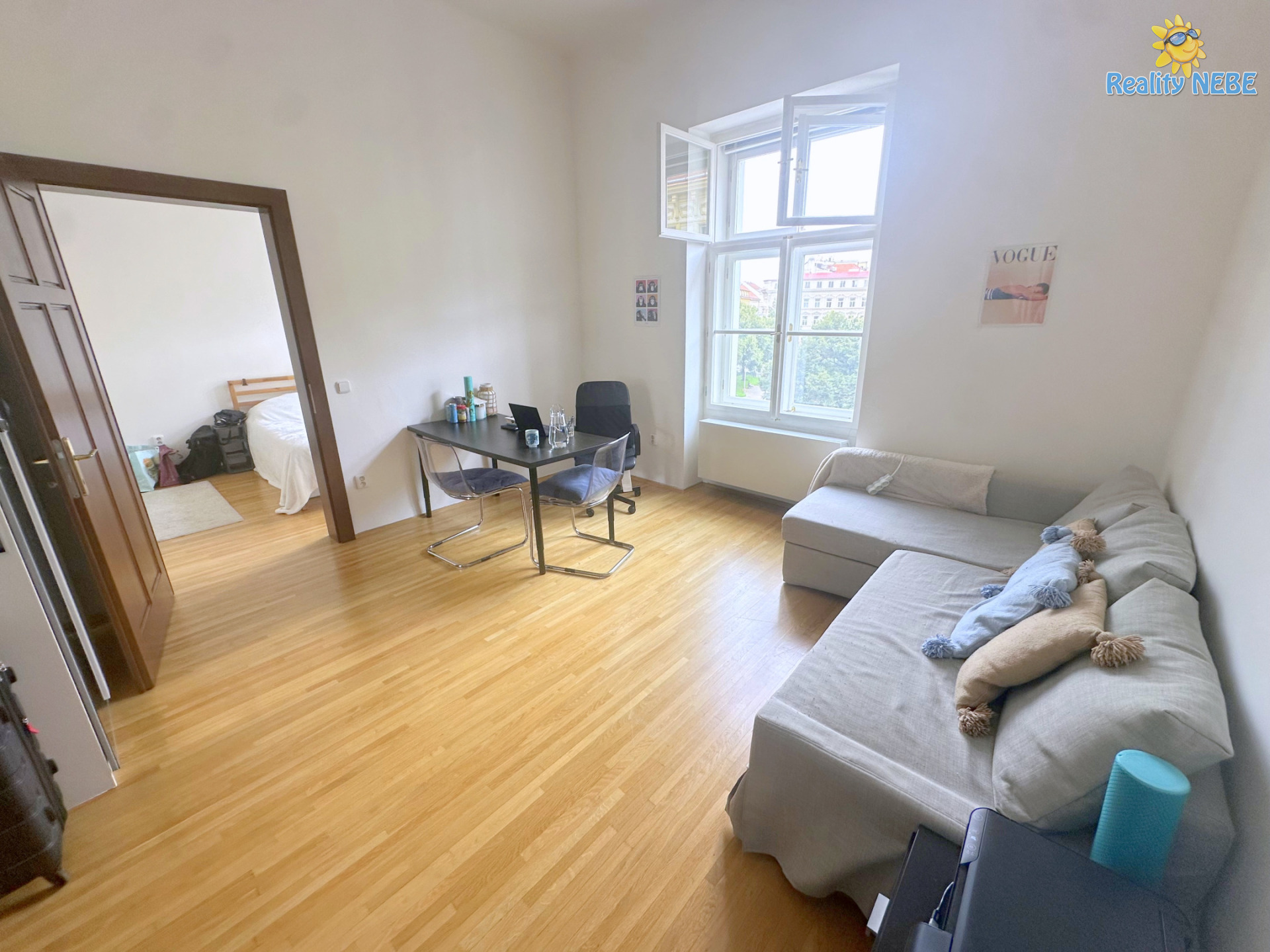 Pronájem bytu 2+1 50m2 balkon Štefánikova Praha Smíchov