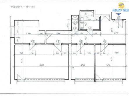 Pronájem bytu, 3+1, 75 m²