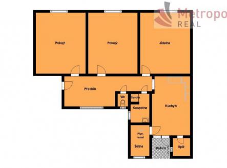 Prodej bytu, 3+1, 128 m²