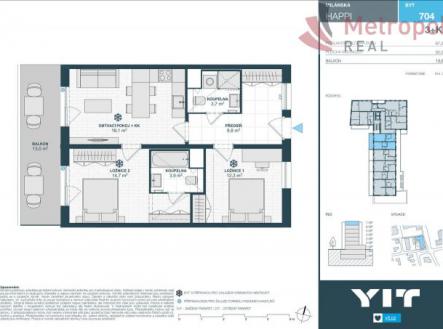 Fotka 23 | Prodej bytu, 3+kk, 80 m²