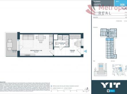 Fotka 14 | Prodej bytu, 1+kk, 39 m²