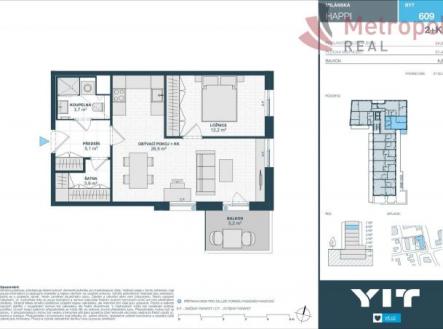 Fotka 16 | Prodej bytu, 2+kk, 59 m²