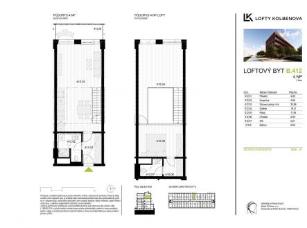 . | Prodej bytu, 2+1, 91 m²