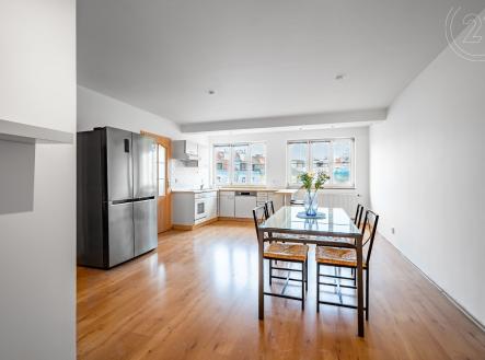 kuchyň | Pronájem bytu, 4+kk, 146 m²