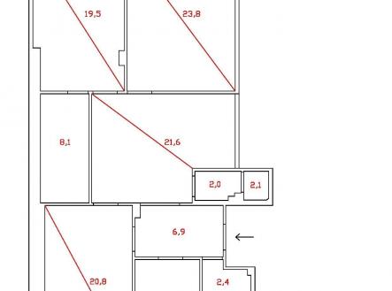 . | Pronájem bytu, 4+1, 119 m²