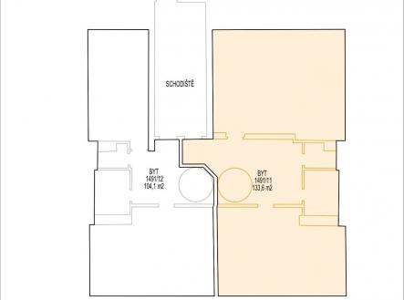 . | Prodej bytu, 3+kk, 134 m²