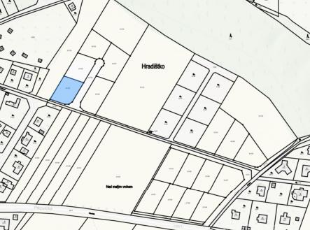 Vyznačení pozemku | Prodej - pozemek pro bydlení, 1 007 m²
