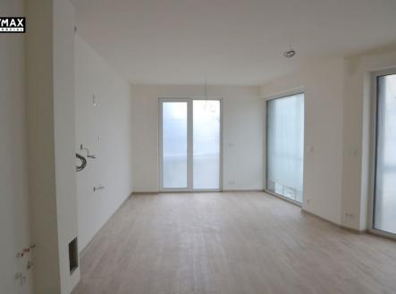 obývací pokoj s kuchyňským koutem | Prodej bytu, 5+kk, 120 m²