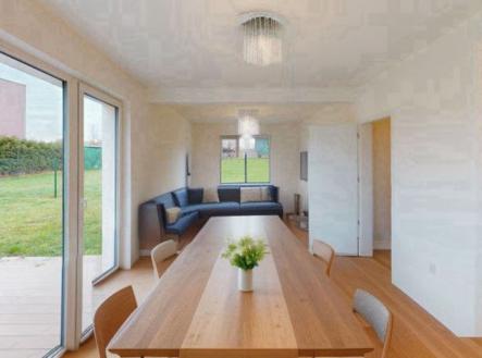 obývací pokoj s jídelnou - inspirace | Prodej - dům/vila, 148 m²
