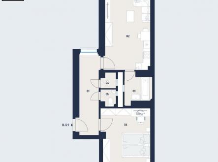 mys21-karta-cz.jpg | Prodej bytu, 2+kk, 53 m²