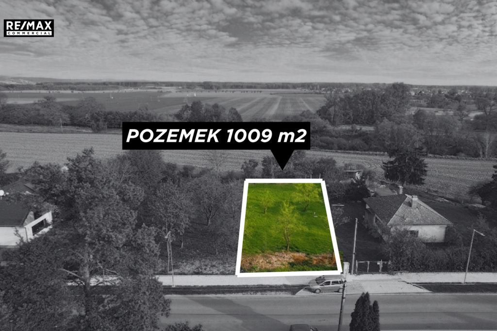 vyznačený pozemek