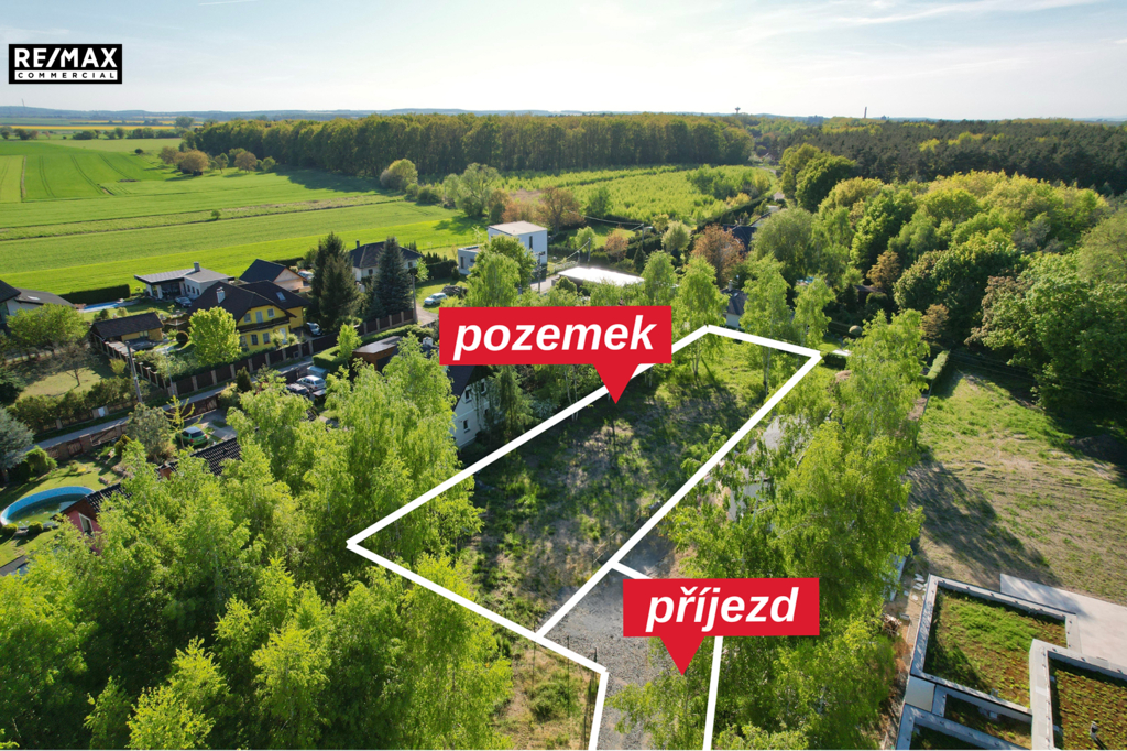 vyznačený pozemek