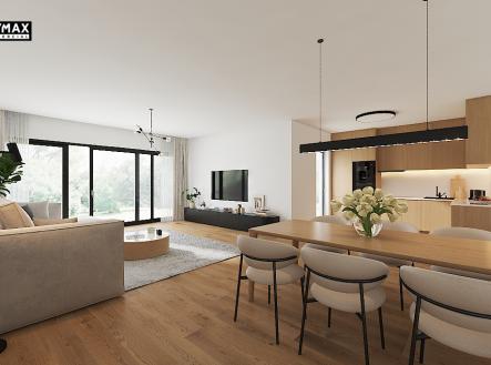 vizualizace obývacího pokoje | Prodej - dům/vila, 284 m²