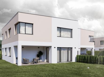 vizualizace pohled na projekt | Prodej - pozemek pro bydlení, 1 369 m²