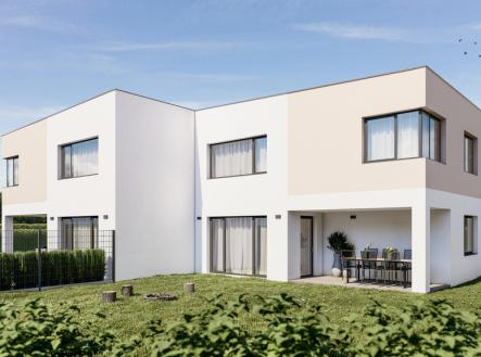 vizualizace pohled na projekt | Prodej - pozemek pro bydlení, 1 369 m²